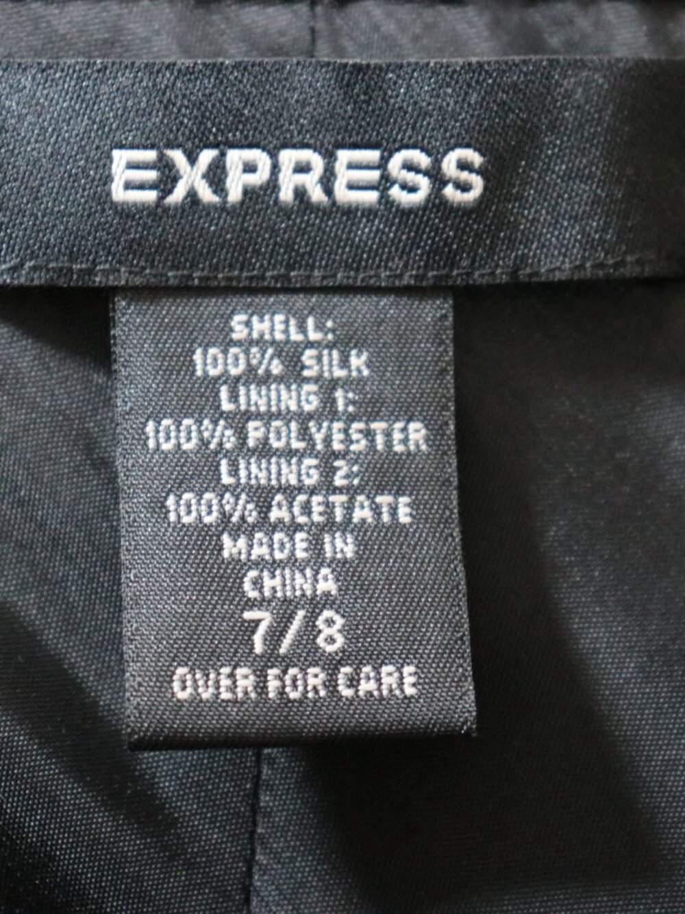 VTG Express Silk Cocktail Dress 7/8* 5/6 50s Style Strapless Black Goth Fairy - Picture 2 of 14